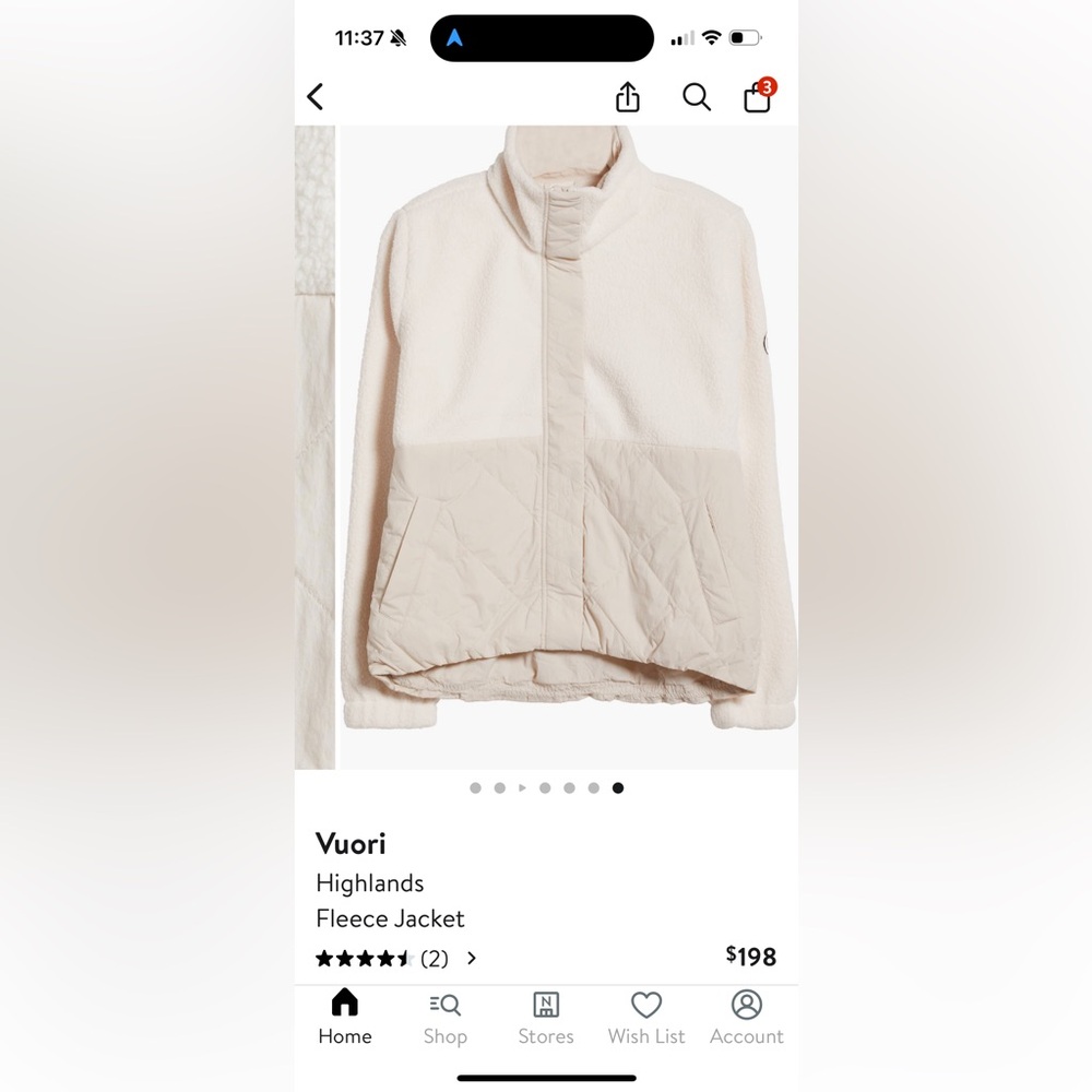 Vuori Highlands Fleece Jacket